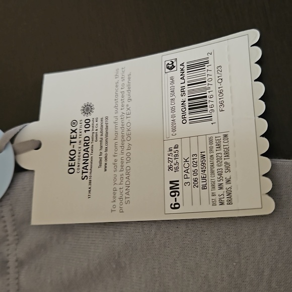 NWT 3 Pack of Cloud Island Pants - Size 6-9 Months - Picture 3 of 5